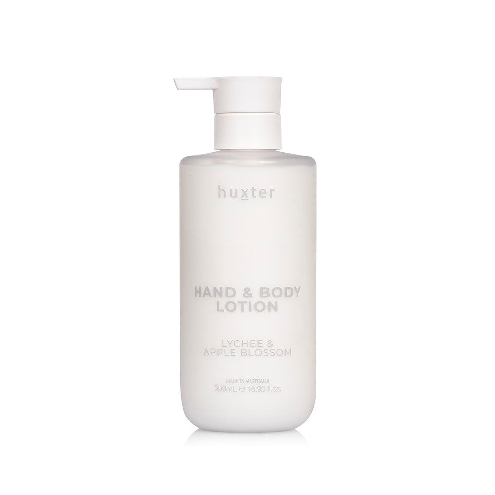 Huxter Hand & Body Lotion 500ml - Lychee & Apple Blossom