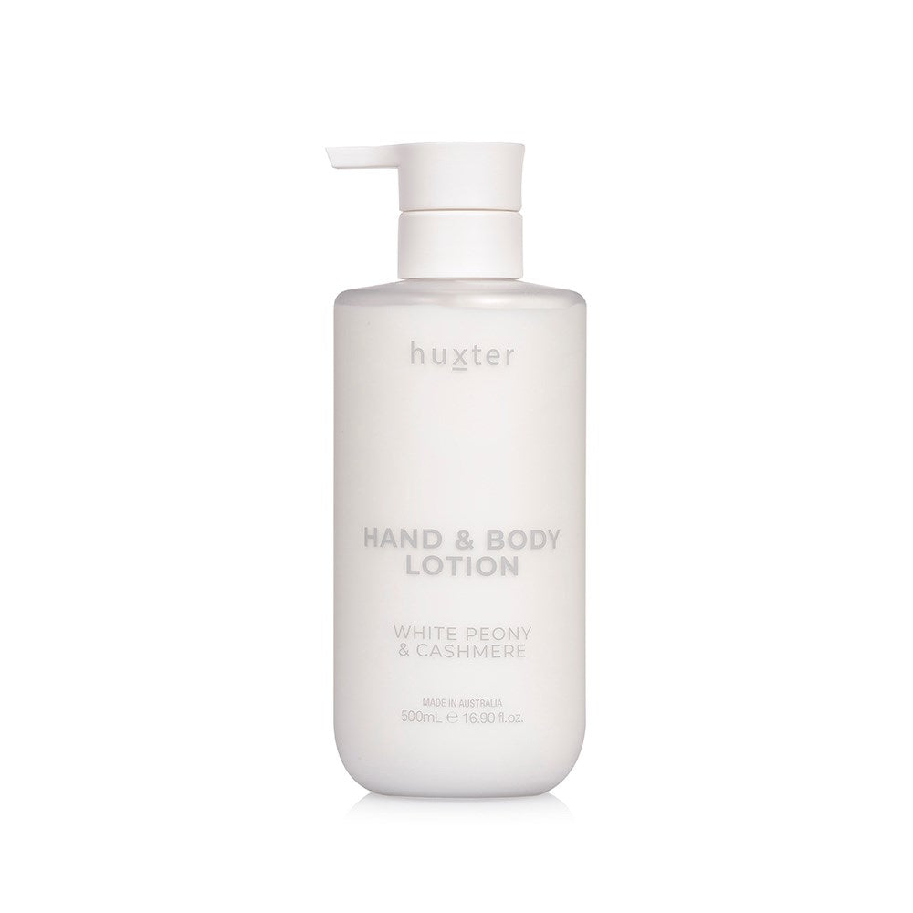 Huxter Hand & Body Lotion 500ml - White Peony & Cashmere