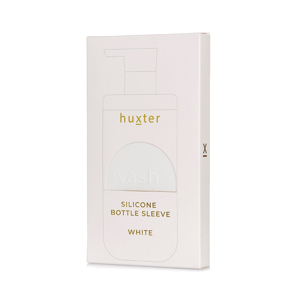 Huxter Silicone Bottle Sleeve WASH - White
