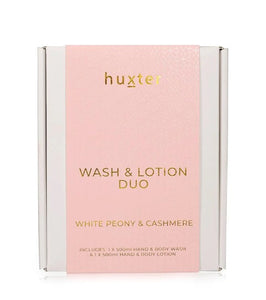 Huxter Wash & Lotion Duo - White Peony & Cashmere