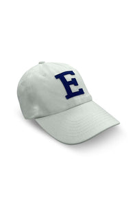 Shore Club Baseball Letter Cap - White