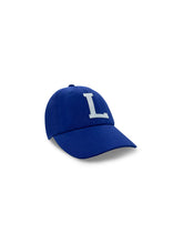 Load image into Gallery viewer, Shore Club Baseball Letter Cap - Blue
