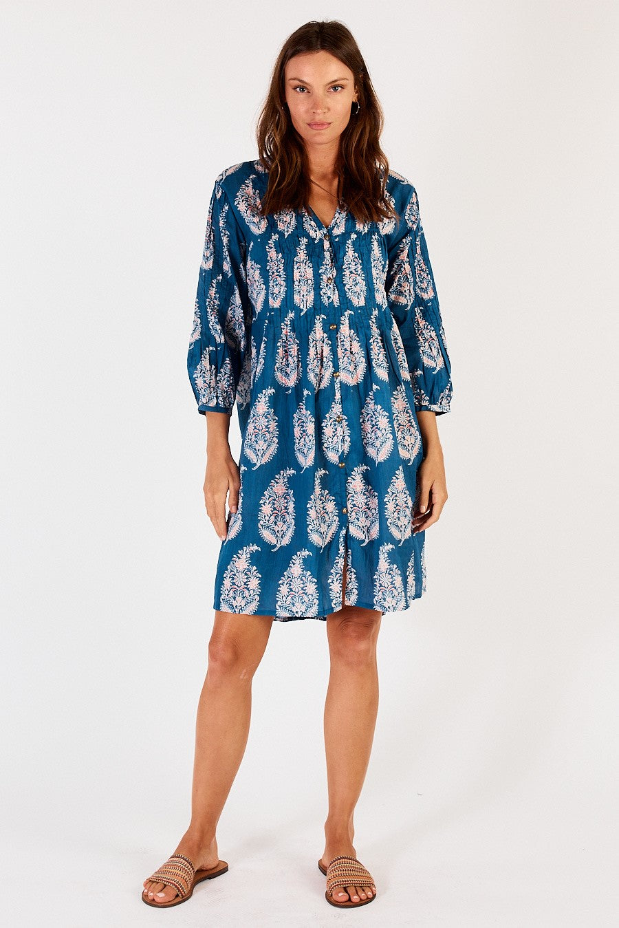 Ibisa Detroit Dress - Indigo