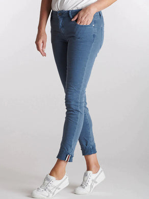 Blue Jeans Women > Italian Star Polo Jean - Airforce Blue