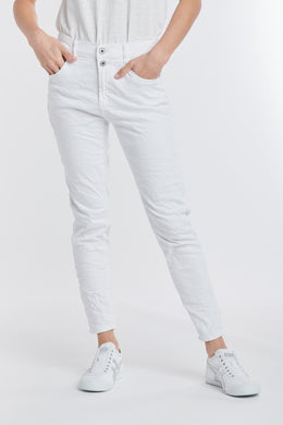 Italian Star White Jeans Emma  - Skinny/Stretchy