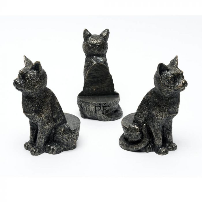 Potty Feet - Antique Bronze Sitting Cat