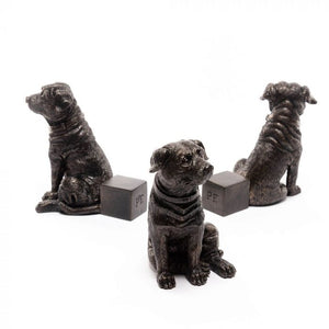 Potty Feet - Antique Bronze Staffordshire Bull Terrier (Set of 3)