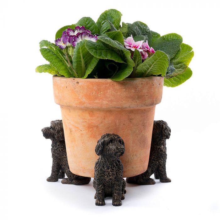 Potty Feet - Antique Bronze Cockapoo (Set of 3)