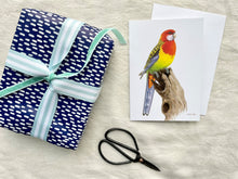 Load image into Gallery viewer, Jeremy Boot Card - Eastern Rosella
