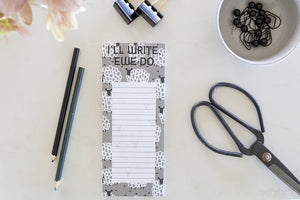 Allgifts Australia Magnetic Jotter - I'll Write, Ewe Do