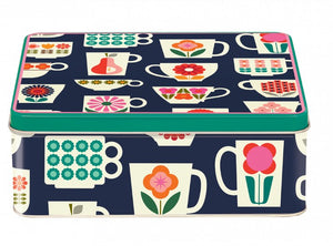 Kate Rhees Tea Cup Biscuit Tin