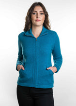 Load image into Gallery viewer, Koru Possum/Merino/Silk Zip Jacket

