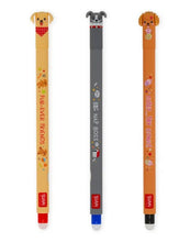 Load image into Gallery viewer, Legami Erasable Gel Pens Set of 3 - Fur Ever Friends
