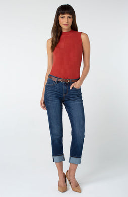 Jeans Women: Liverpool Jeans Marley Girlfriend Cuffed