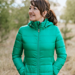 Moke Packable Down Jacket - Lynn - Emerald