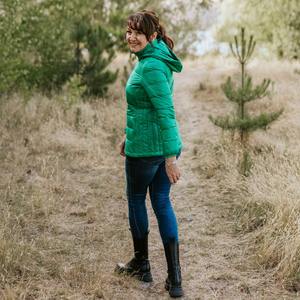 Moke Packable Down Jacket - Lynn - Emerald