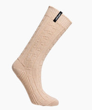Load image into Gallery viewer, Lamington Wool Sunday Socks Chunky Cable Knit - Opito (sand)
