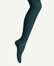Load image into Gallery viewer, Lamington Ladies Textured Wool Tights - Fern
