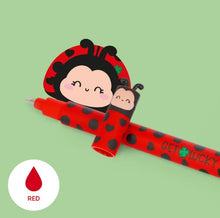 Load image into Gallery viewer, Legami Erasable Gel Pen - Red Ink - Ladybug
