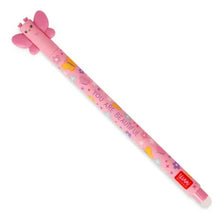 Load image into Gallery viewer, Legami Erasable Gel Pen - Pink Ink - Butterfly

