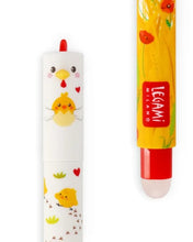 Load image into Gallery viewer, Legami Erasable Gel Pen - Red Ink - Hen
