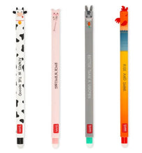 Load image into Gallery viewer, Legami Erasable Pens Set of 4 - Farm Sweet Farm
