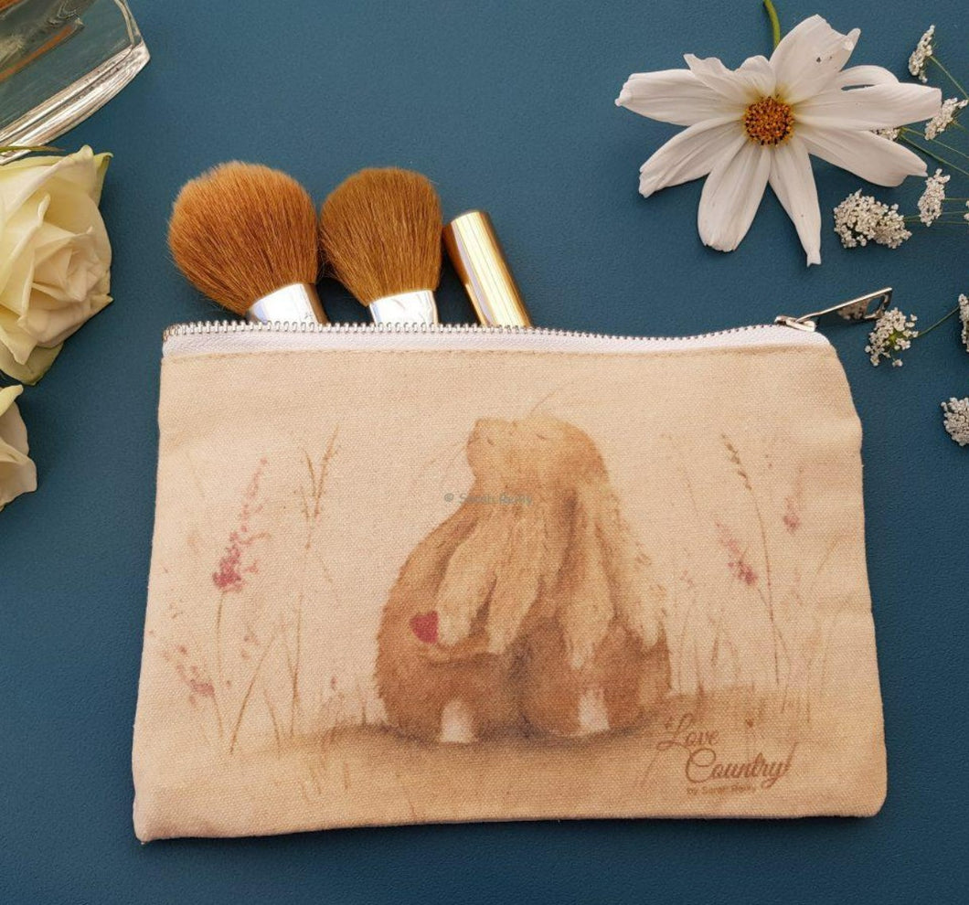 Love Country Cosmetic Bag - Always Hare