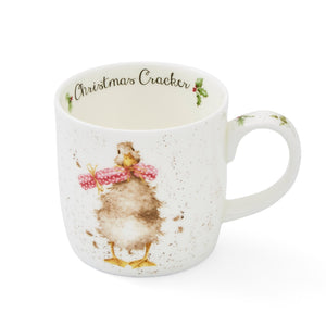 Royal Worcester Wrendale Mug - Christmas Cracker Duck