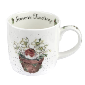 Royal Worcester Wrendale Mug - Season's Tweetings