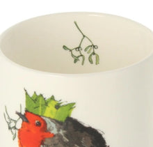 Load image into Gallery viewer, Madeleine Floyd Bone China Mug - Christmas Robin
