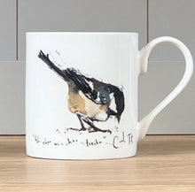 Load image into Gallery viewer, Madeleine Floyd Bone China Mug - Coal Tit
