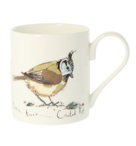 Madeleine Floyd Bone China Mug - Crested Tit