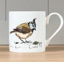 Load image into Gallery viewer, Madeleine Floyd Bone China Mug - Crested Tit
