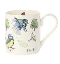 Load image into Gallery viewer, Madeleine Floyd Bone China Mug - Five Blue Tits
