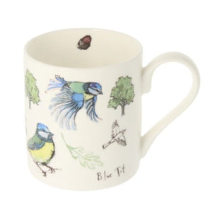 Madeleine Floyd Bone China Mug - Five Blue Tits