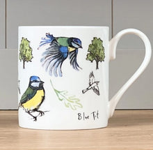 Load image into Gallery viewer, Madeleine Floyd Bone China Mug - Five Blue Tits
