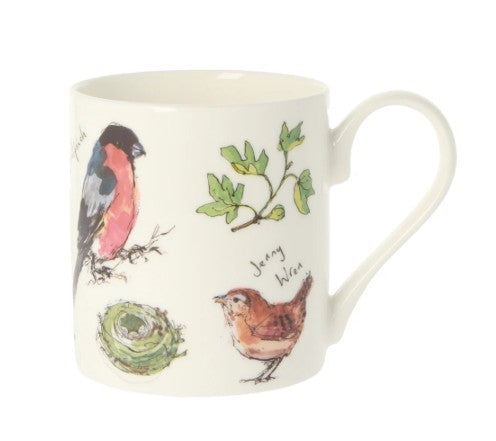 Madeleine Floyd Bone China Mug - Garden Birds Bullfinch