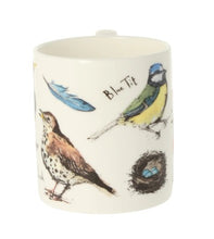 Load image into Gallery viewer, Madeleine Floyd Bone China Mug - Garden Birdsong Robin
