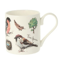 Load image into Gallery viewer, Madeleine Floyd Bone China Mug - Garden Birdsong Tree Sparrow
