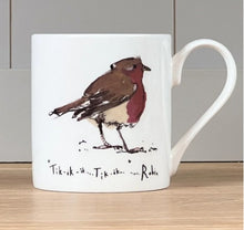 Load image into Gallery viewer, Madeleine Floyd Bone China Mug - Robin
