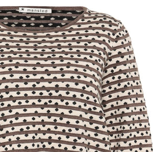 Mansted Fri Cookies & Cream Organic Cotton Pullover - Brown