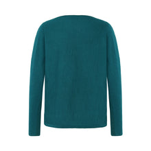 Load image into Gallery viewer, Mansted Kea Cotton Slub Knit Top - Dark Aqua
