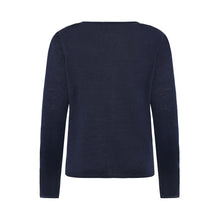 Load image into Gallery viewer, Mansted Pinoir Linen/Hemp Cardi - Navy
