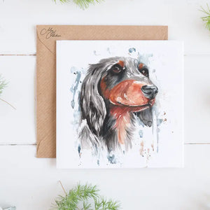 Meg Hawkins Greeting Card - Dachshund