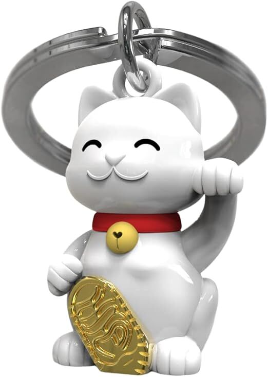 MetalMorphose Keyring - Neko (Lucky Cat)