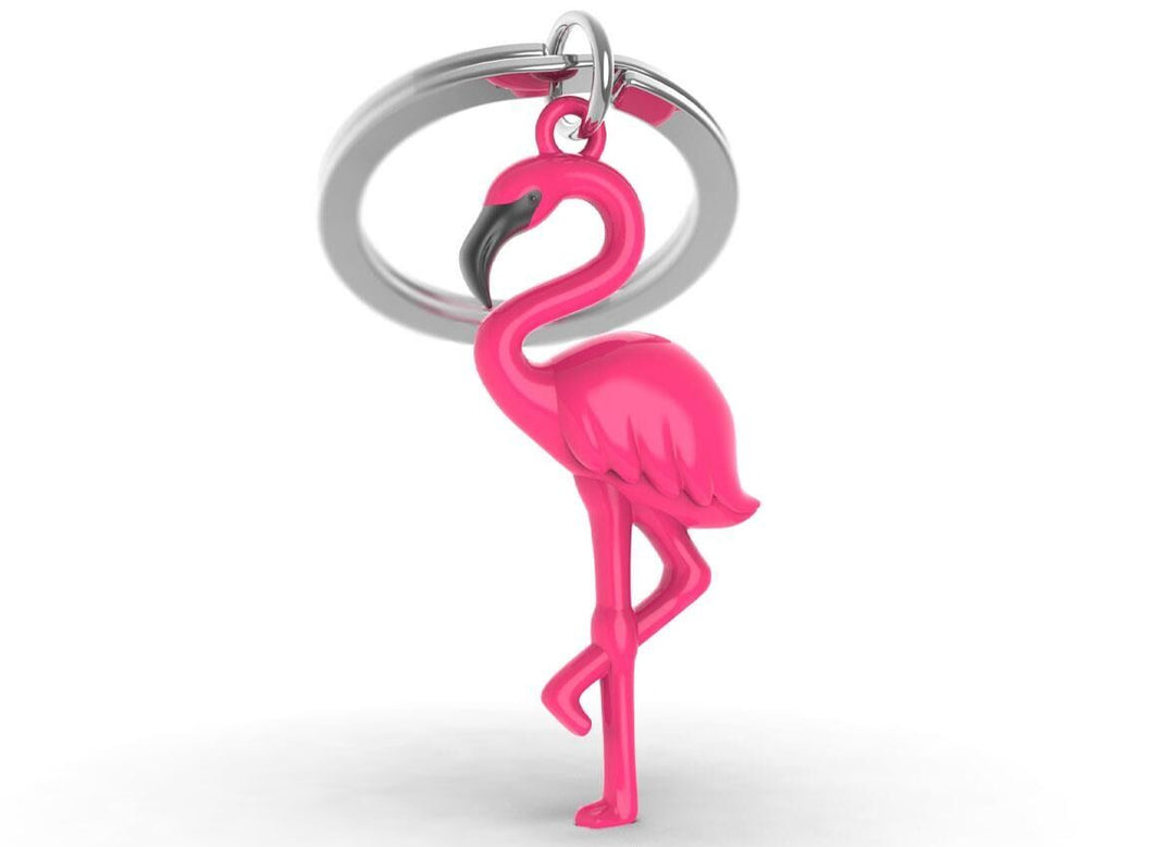 MetalMorphose Keyring - Flamingo