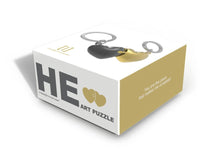 Load image into Gallery viewer, MetalMorphose Keyring - Love Hearts
