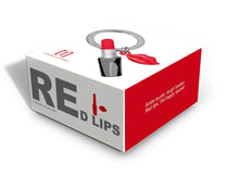Load image into Gallery viewer, MetalMorphose Keyring - Lipstick
