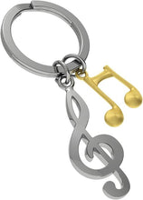 Load image into Gallery viewer, MetalMorphose Keyring - Music Notes
