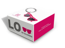 Load image into Gallery viewer, MetalMorphose Keyring - Pink Sunnies
